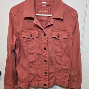 Women's Coral Denim Jacket